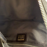 Fendi Black Leather Trim Mamma Baguette