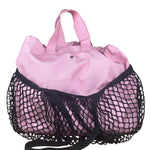 Balenciaga Pink/Black 24/7 Layered Mesh Tote Bag