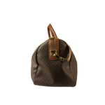 Celine Vintage Macadam Print Boston Bag