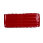 Saint Laurent Red Patent Vicky Chain Flap Bag