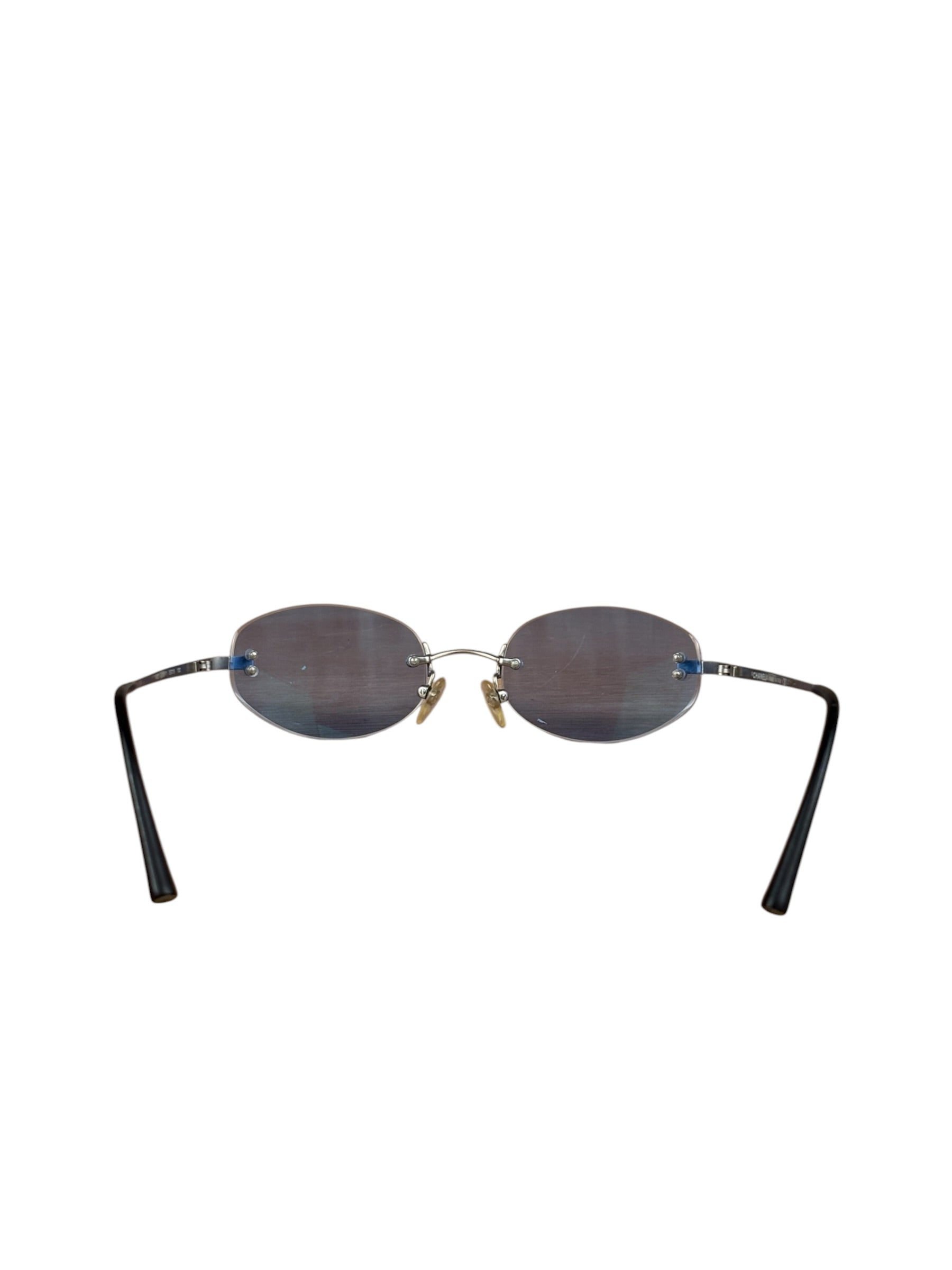 Chanel Vintage Oval Rimeless Sunglasses 4003 RX