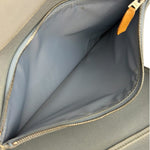 Hermes Light Blue Canvas Leather Trim Cabag Elan Tote