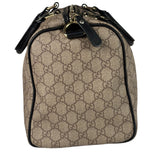 Gucci Beige Leather Gg Supreme Italian Flag Joy Boston Bag