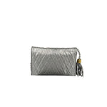 Chanel Vintage Metallic Silver Quilted Tassel Flap Bag 1997