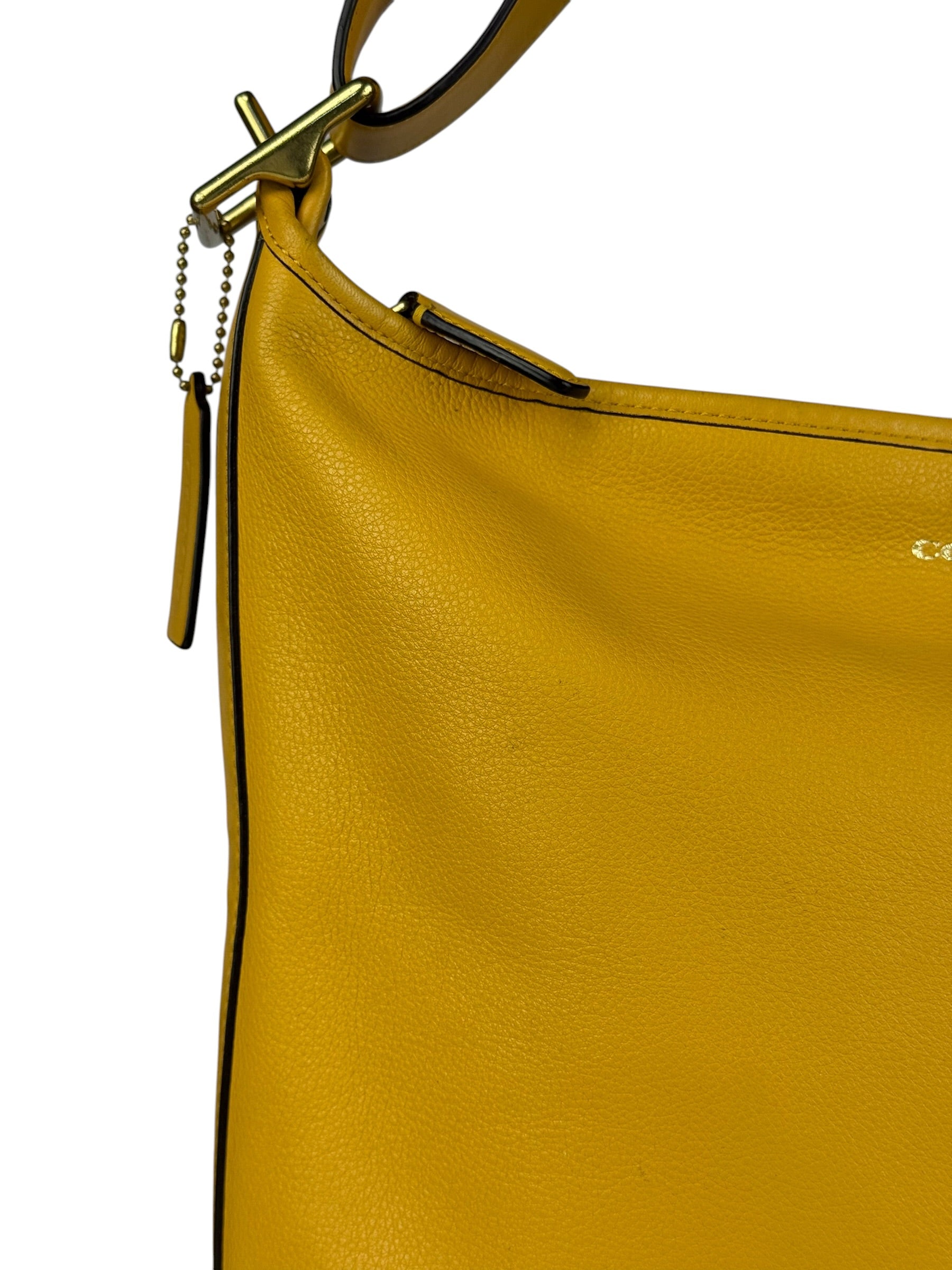Coach Leather Legacy Sunflower Shoulder Bag