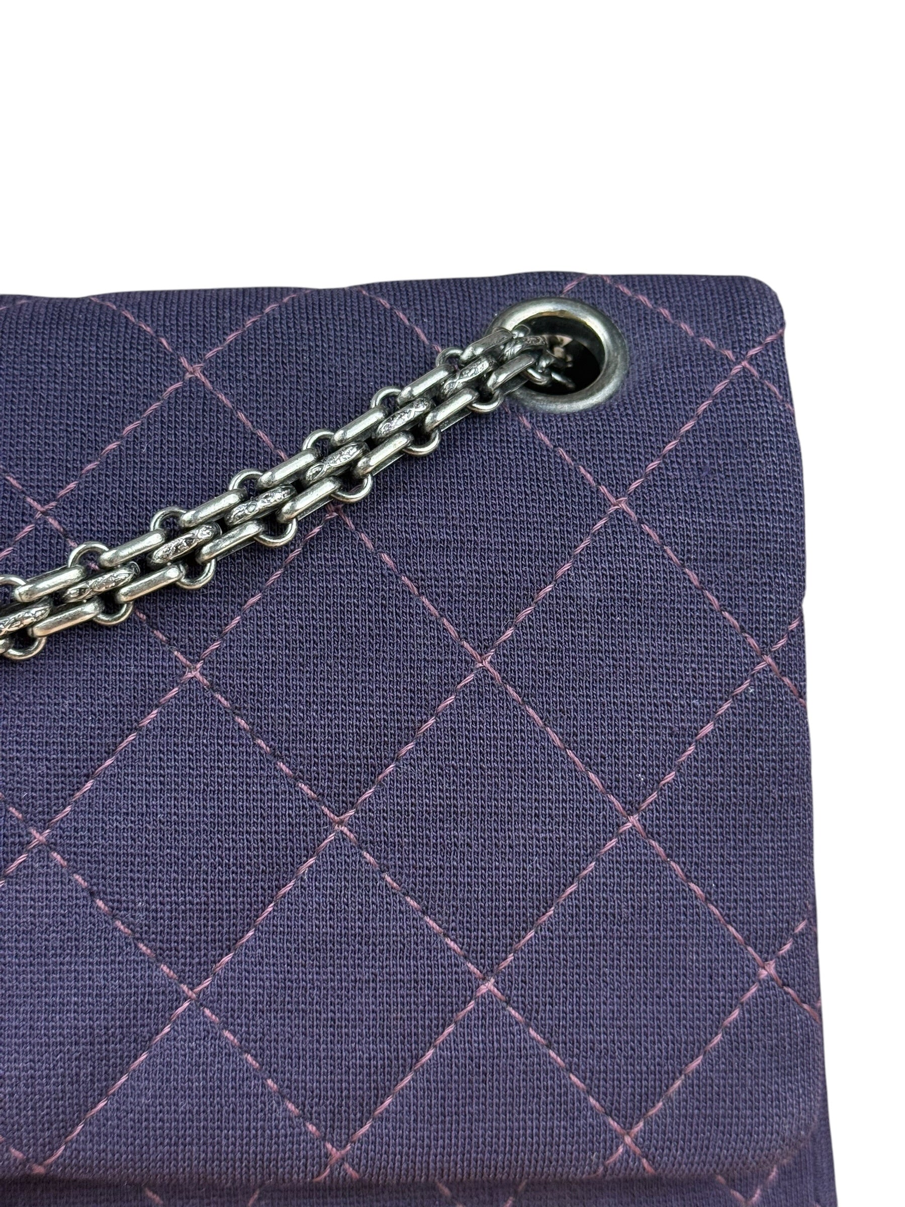 Chanel Purple Quilted 2.55 Reissue Double Flap Bag 2012
