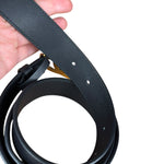 Gucci GG Black leather Belt