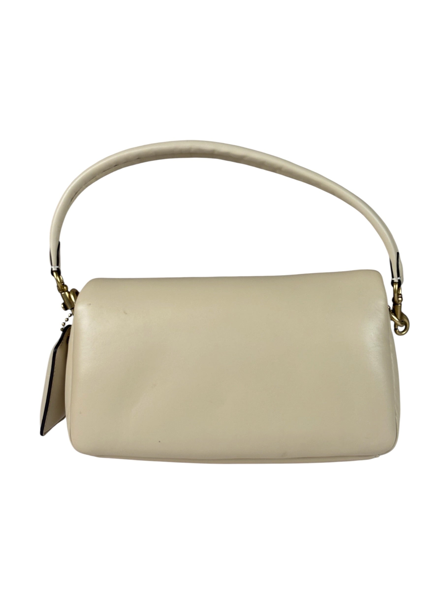 Coach Beige Leather Pillow Tabby 26 Shoulder Bag