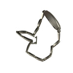 Guess White Dial Triangular Link Strap
