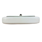 Gucci White Leather Bamboo Night Small Clutch/Pochette