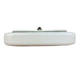 Gucci White Leather Bamboo Night Small Clutch/Pochette