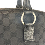 Gucci Black GG Canvas Monogram Hand Bag