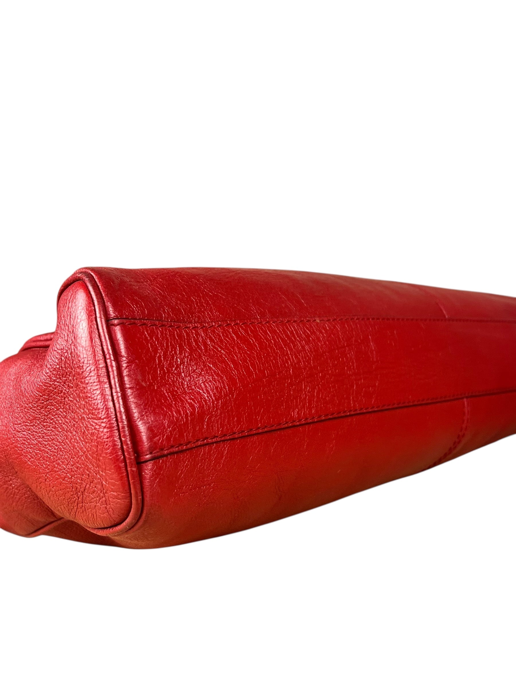 Gucci Re(Belle) Red Leather Top Handle Bag