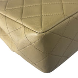 Chanel Vintage Beige Quilted Leather Diana Flap Bag 1989