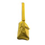Prada Yellow Leather Padded Nappa Signaux Shoulder Bag