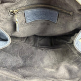 Balenciaga Vintage Blue Leather Mini Pochette