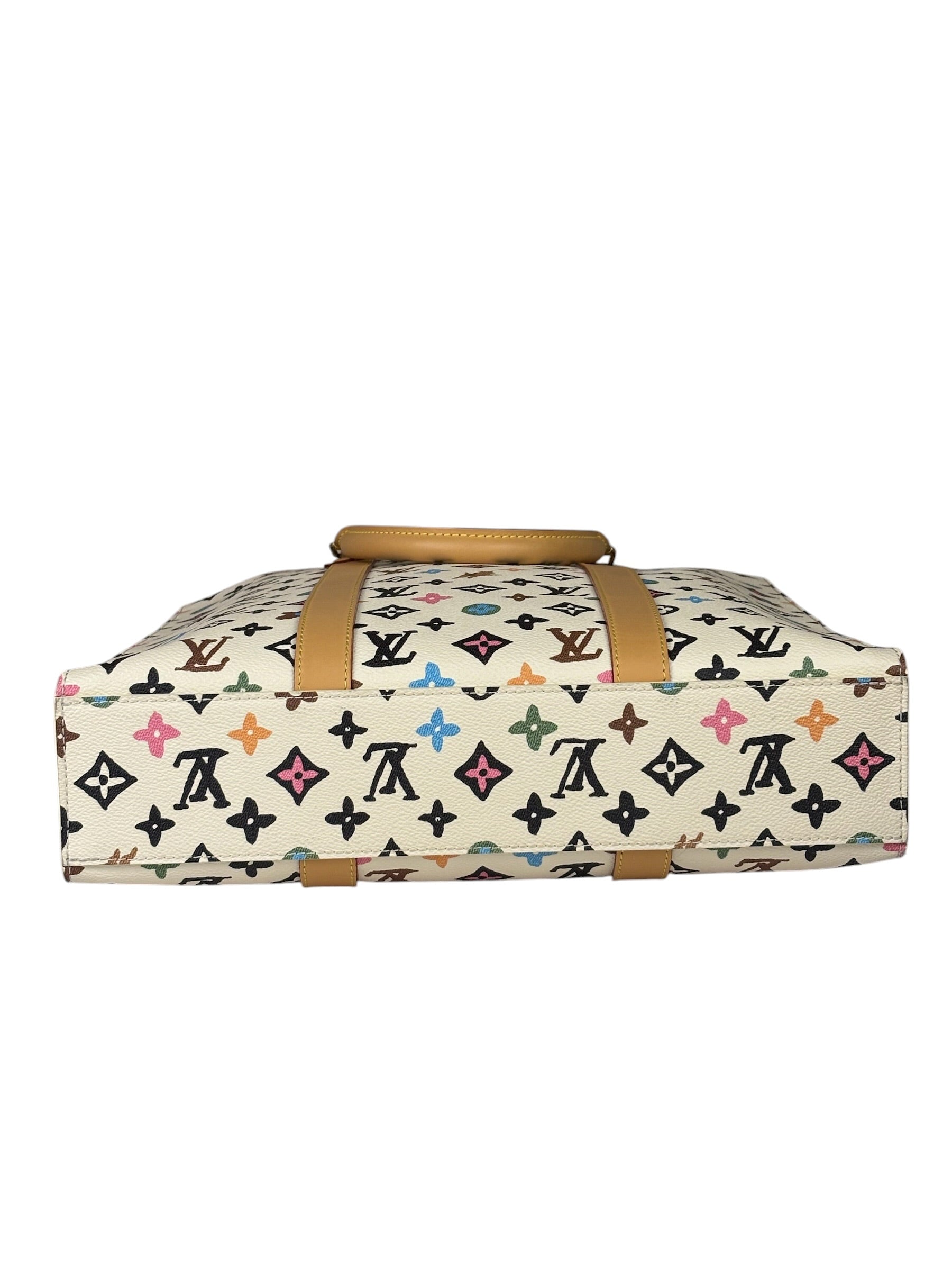 Louis Vuitton x Tyler Cream Monogram Craggy Sac Plat Tote