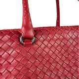 Bottega Veneta Red Intrecciato Montaigne Bag