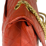 Chanel Red Quilted Leather 2.55 Reissue Double Flap Bag 2010