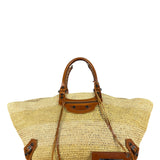 Balenciaga Wicker Tote Bag