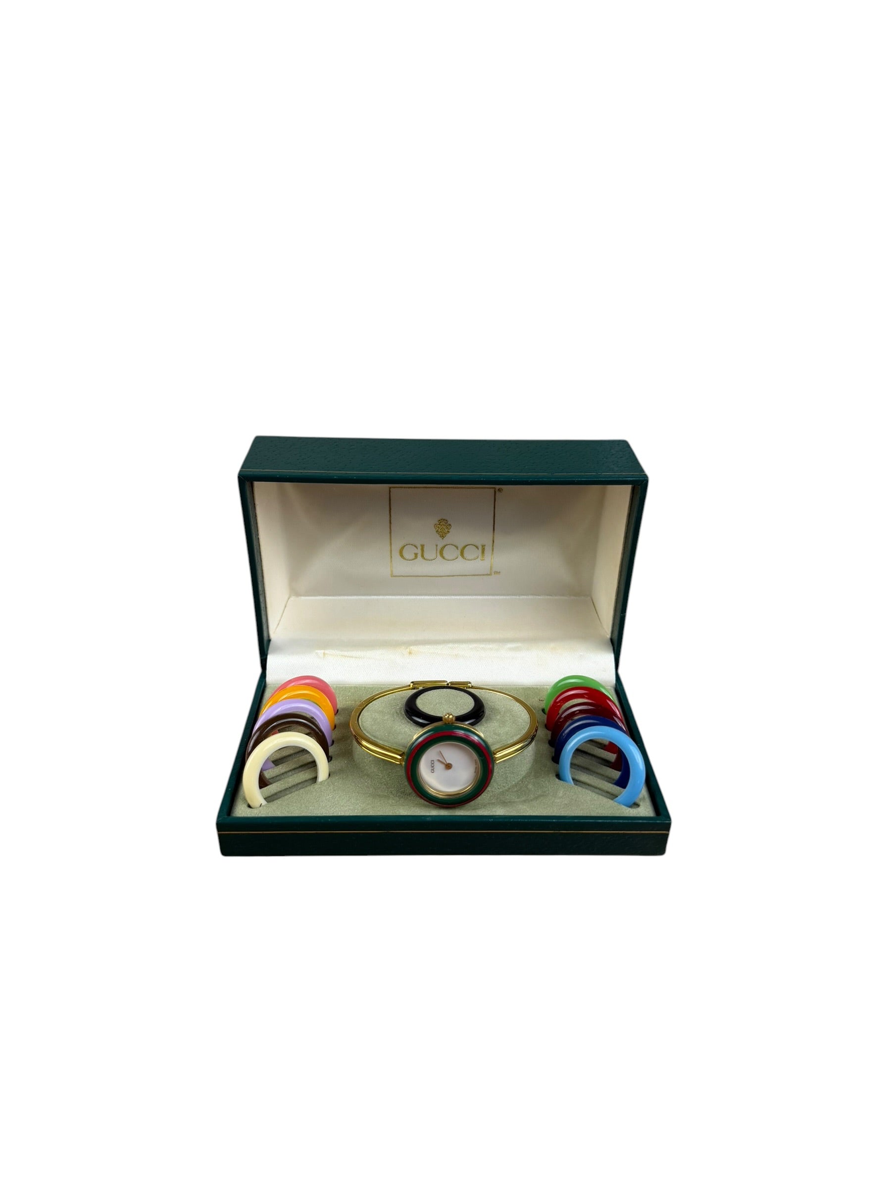 Gucci Interchangeable Bezel Watch 12 Bezels 1993