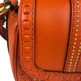 Gucci Orange Leather Snaffle Shoulder Bag