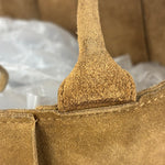 Bottega Veneta Brown Suede Maxi Intrecciato Arco Tote