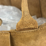 Bottega Veneta Brown Suede Maxi Intrecciato Arco Tote