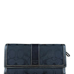 Coach Vintage Signature C Long Wallet Black