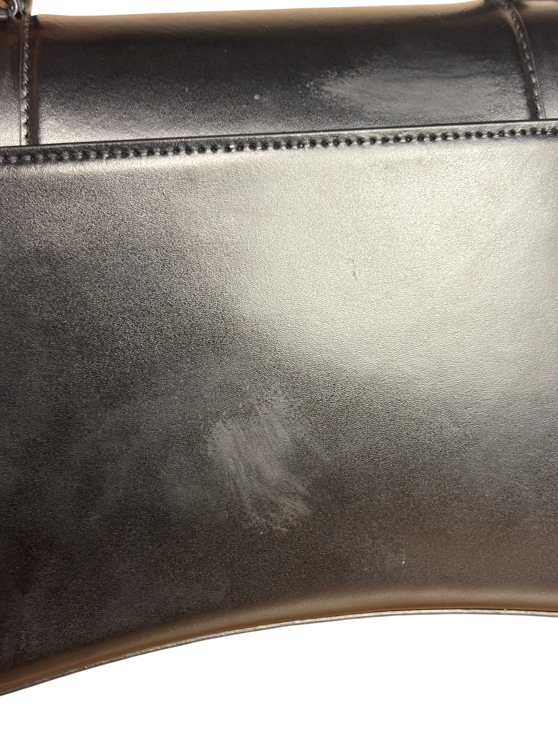 Balenciaga Black Hourglass Top Handle