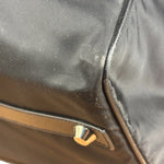 Prada Black Nylon Boston Travel Bag