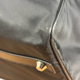 Prada Black Nylon Boston Travel Bag