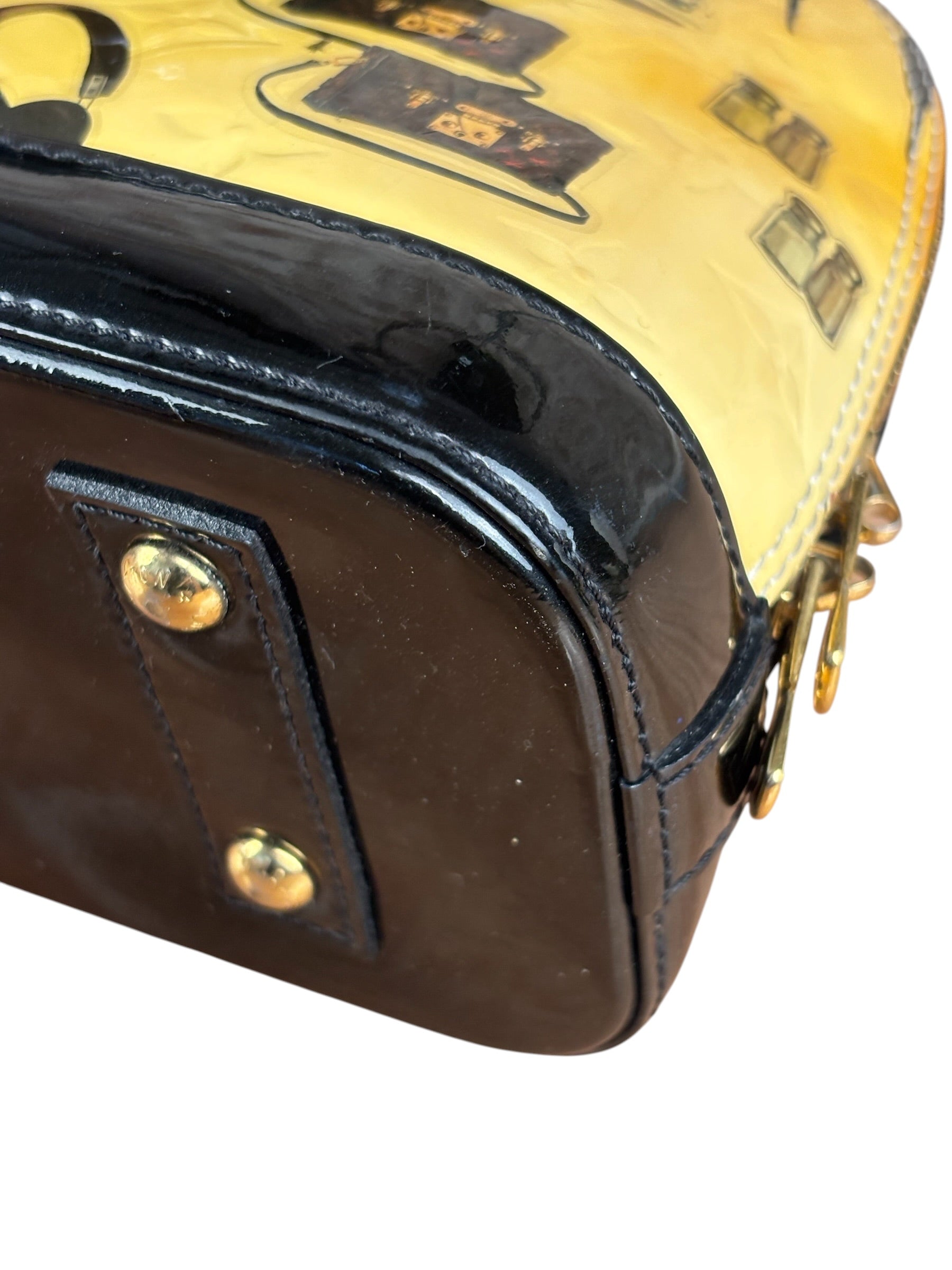 Louis Vuitton Alma BB Vernis Leather Stickers