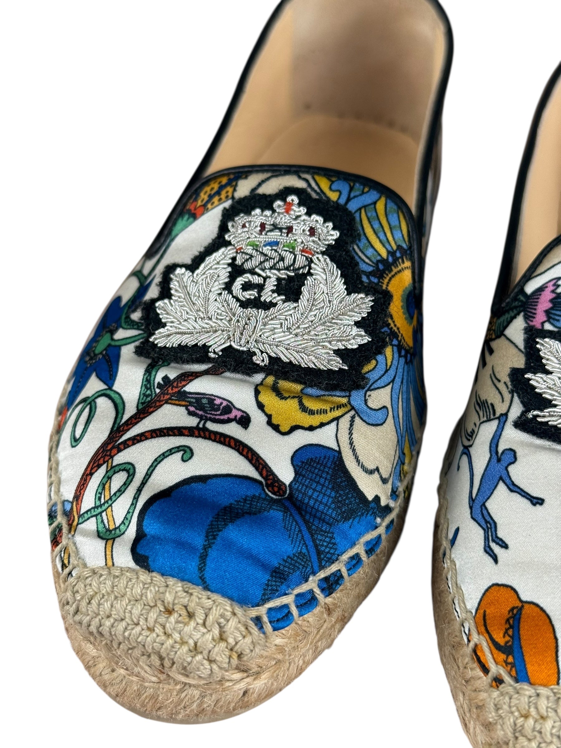 Christian Louboutin Patterned Flat Espadrilles