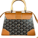 Goyard Mini Goyardine Saigon Top Handle Bag