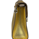 Christian Dior Gold/Metallic Leather Diorever Shoulder Bag