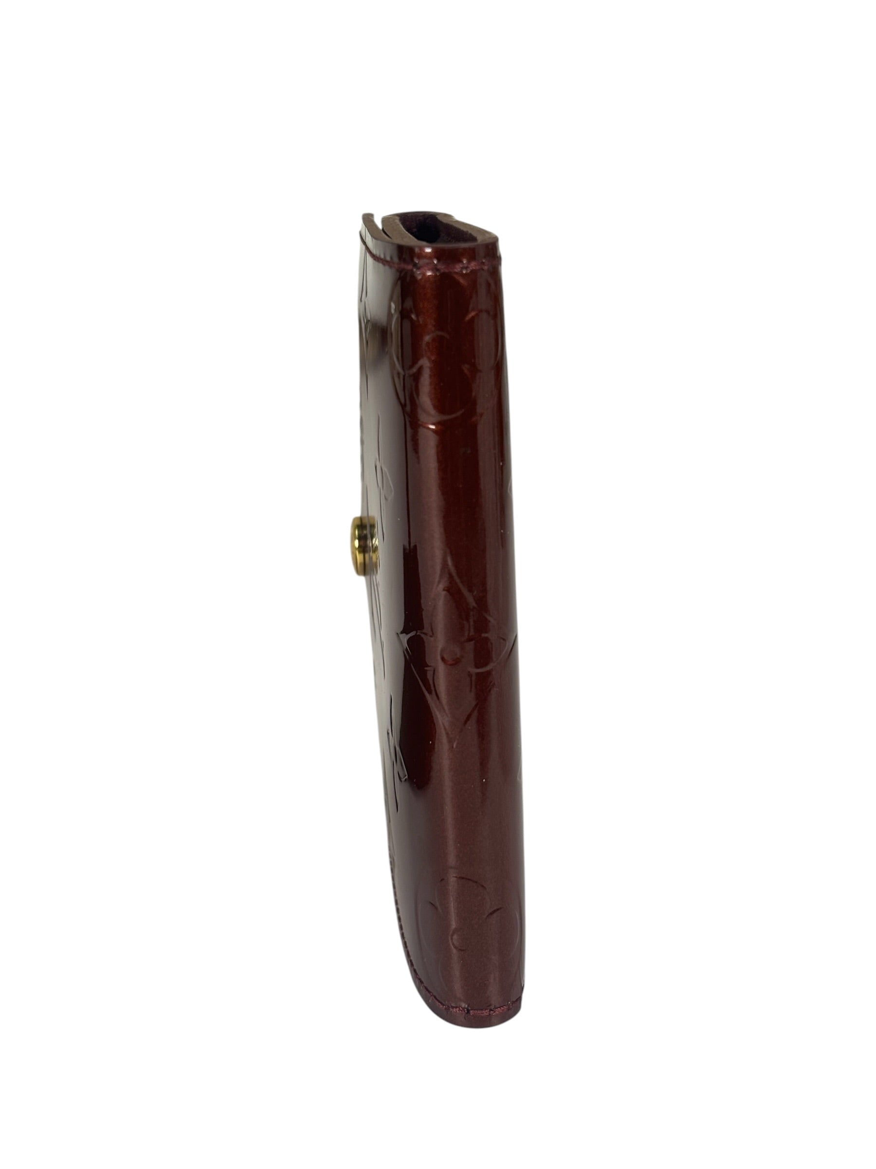 Louis Vuitton Burgundy Vernis Elise Compact Wallet