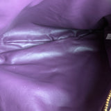Bottega Veneta Purple Nappa Intrecciato Leather Jodie Hobo