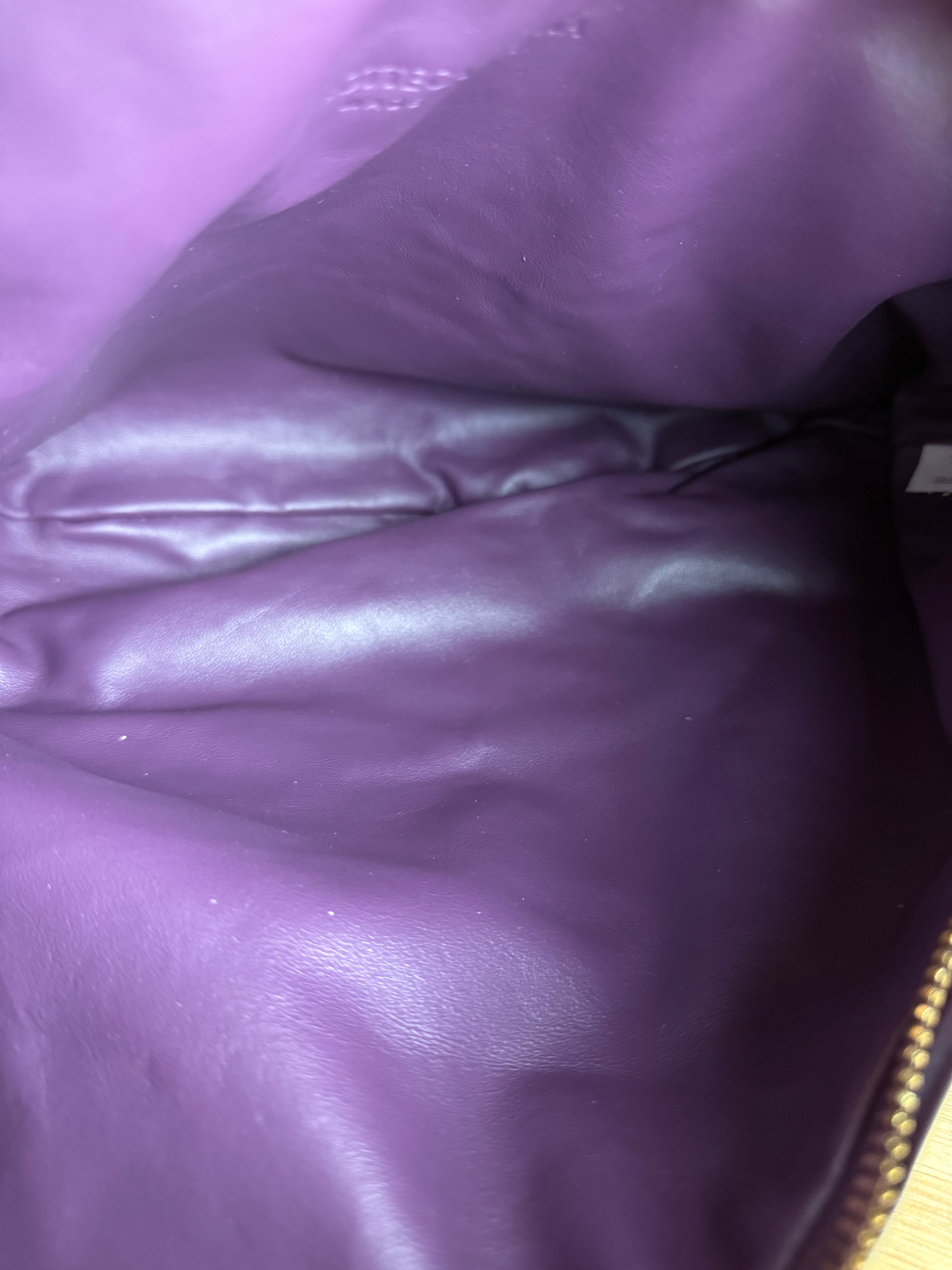 Bottega Veneta Purple Nappa Intrecciato Leather Jodie Hobo