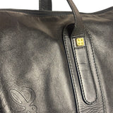 Loewe Vintage Black Calfskin Carryall Handbag