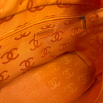 Chanel Brown Quilted Leather Cambon Ligne Shoulder Tote 2004