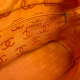 Chanel Brown Quilted Leather Cambon Ligne Shoulder Tote 2004