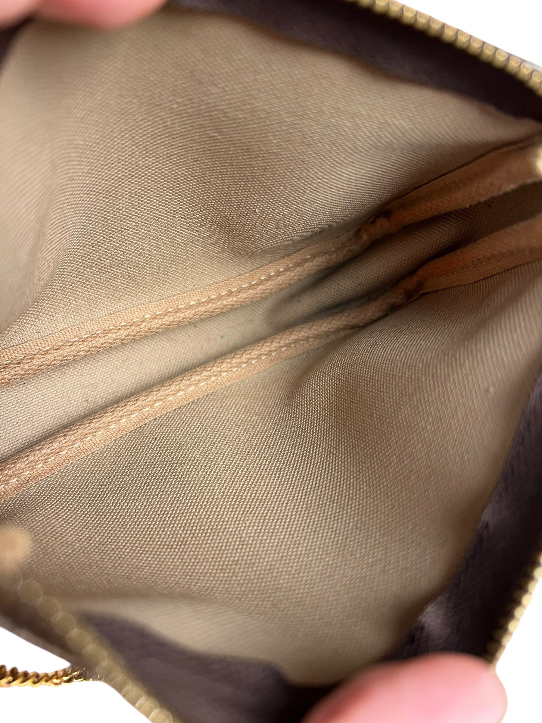 Louis Vuitton Damier Trunks and Locks Mini Pochette