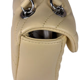 Gucci Yellow Leather Matelasse Marmont Shoulder Bag