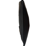 Fendi Black Leather Monsters Zip Clutch