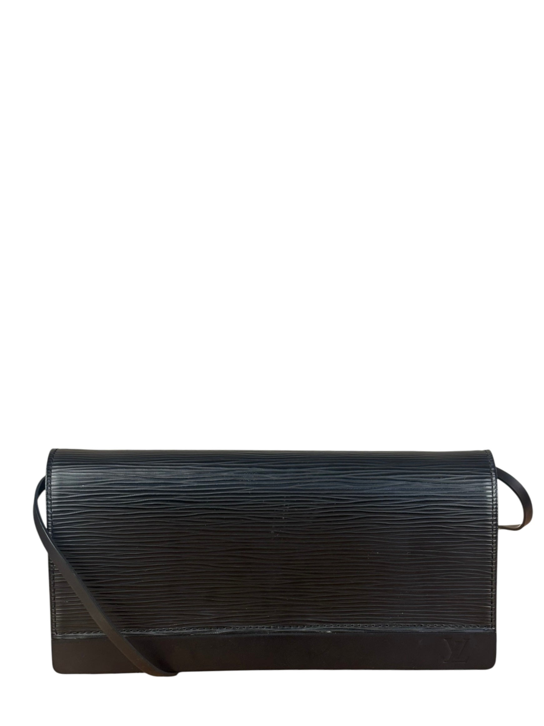 Louis Vuitton Black Epi Honfleur Shoulder Bag