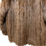 Malvoisie Vintage Brown Fur Coat