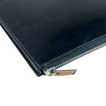 Saint Laurent Black Leather Patchwork Pouch