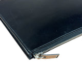 Saint Laurent Black Leather Patchwork Pouch