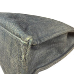 Burberry Vintage Blue Label Denim Nova Check Tote Bag